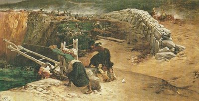 Kelp-burning at the Pointe du Raz by Georges Clairin